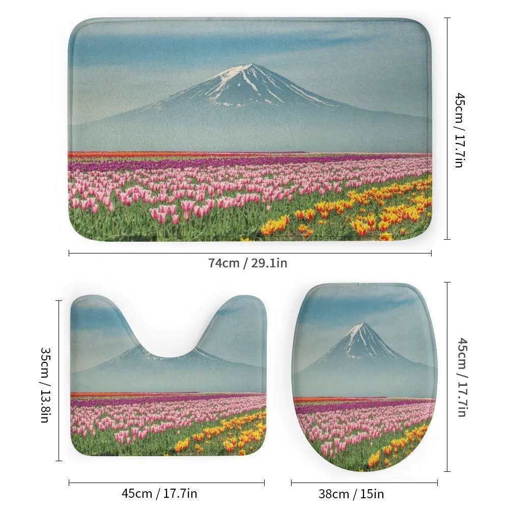 Colorful Japanese Tulips Field — Detail 1