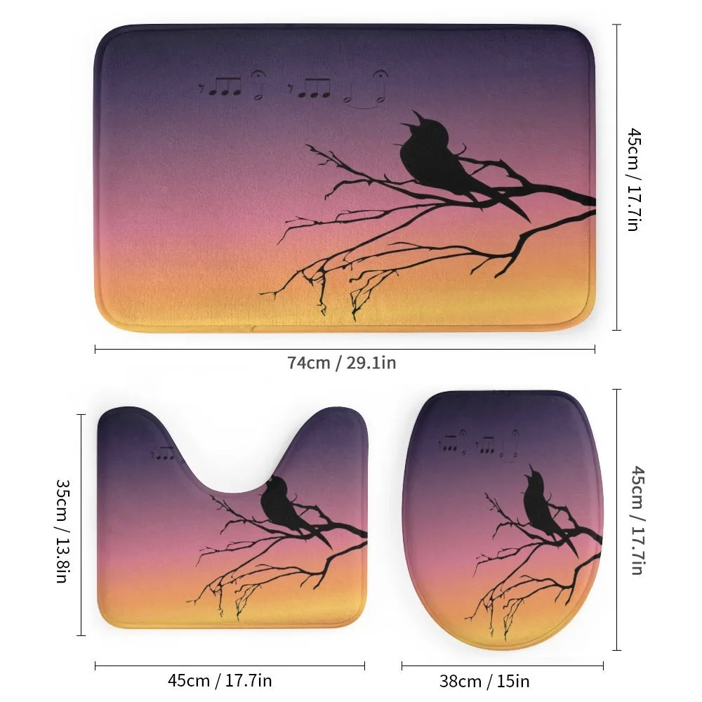 Gradient Sunrise Bird — Detail 1