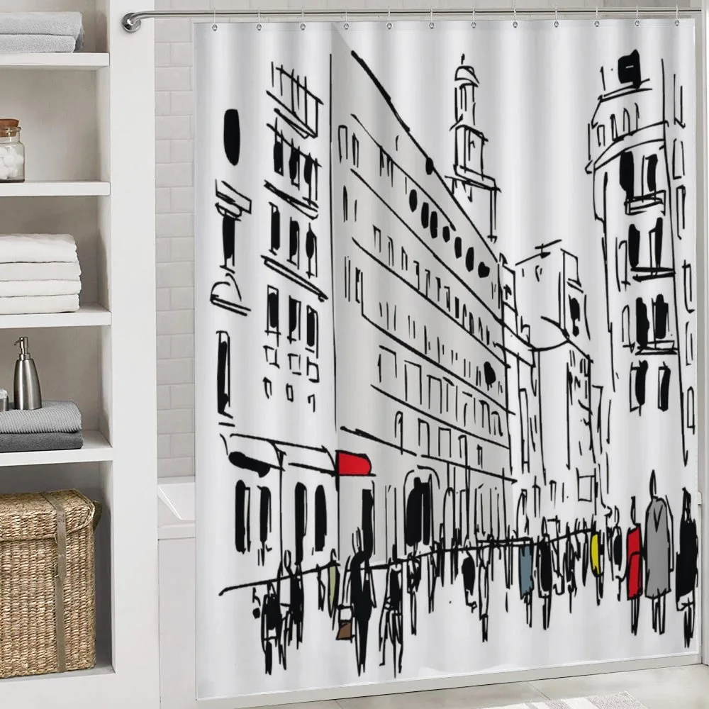Ink Cityscape Street View — Detail 4