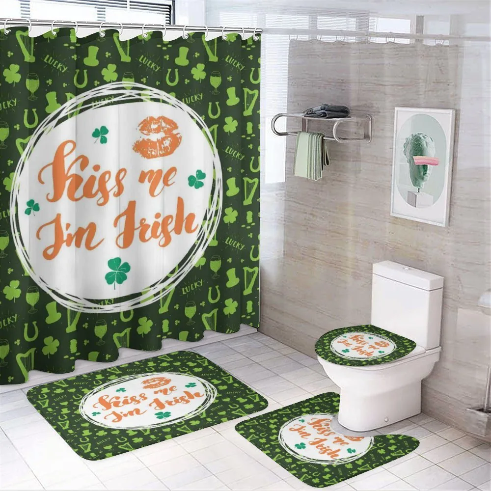 Kiss Me Im Irish Clovers — Your design