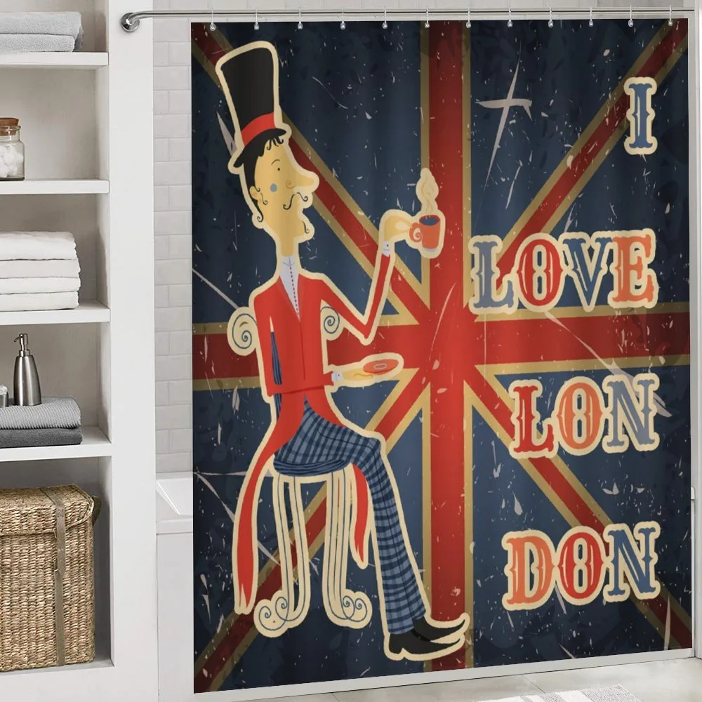 London English Man Flag — Detail 4