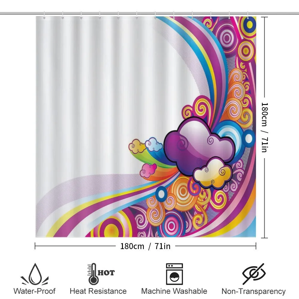 Rainbow Colored Clouds — Detail 2