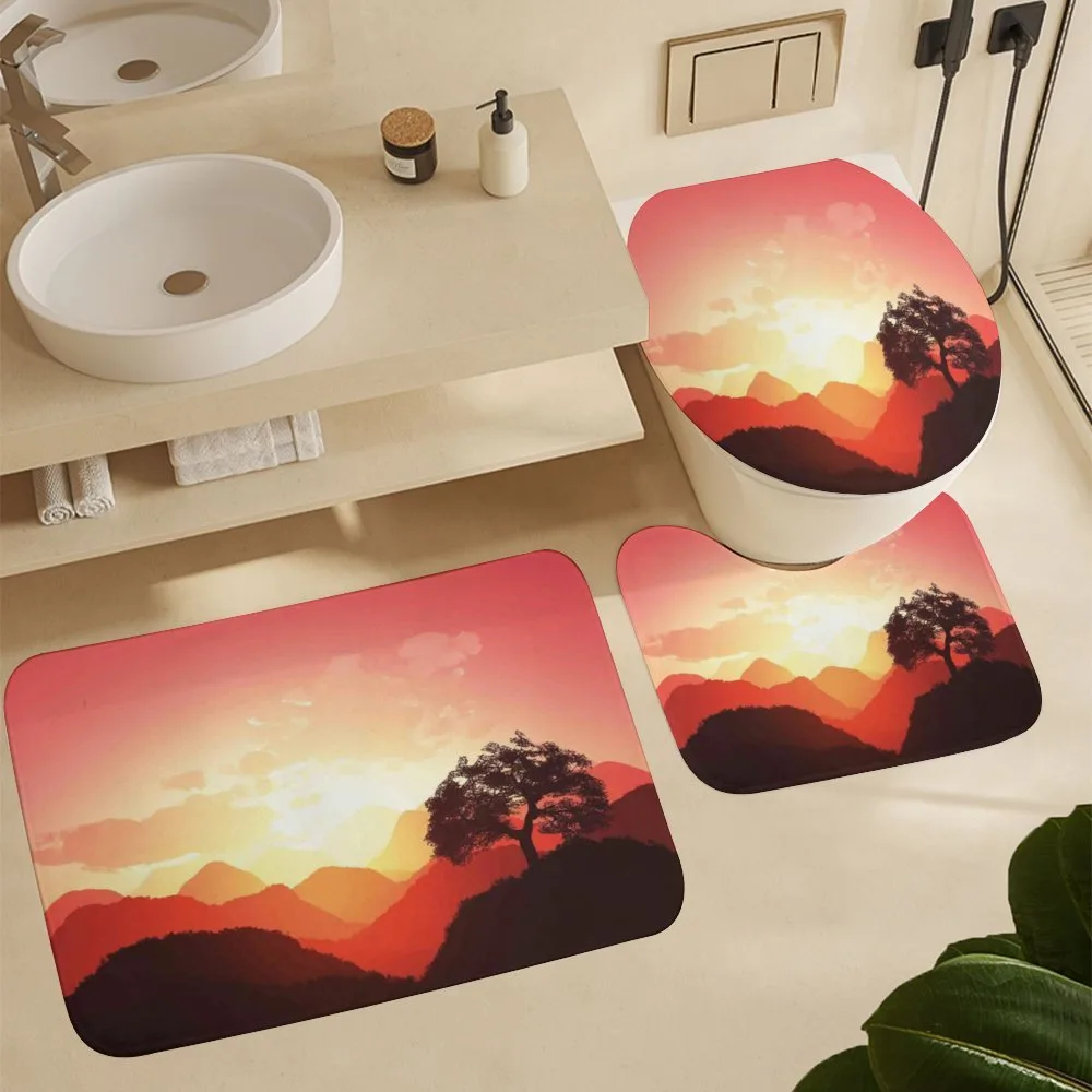 Sunset Tree Mountains — Detail 5