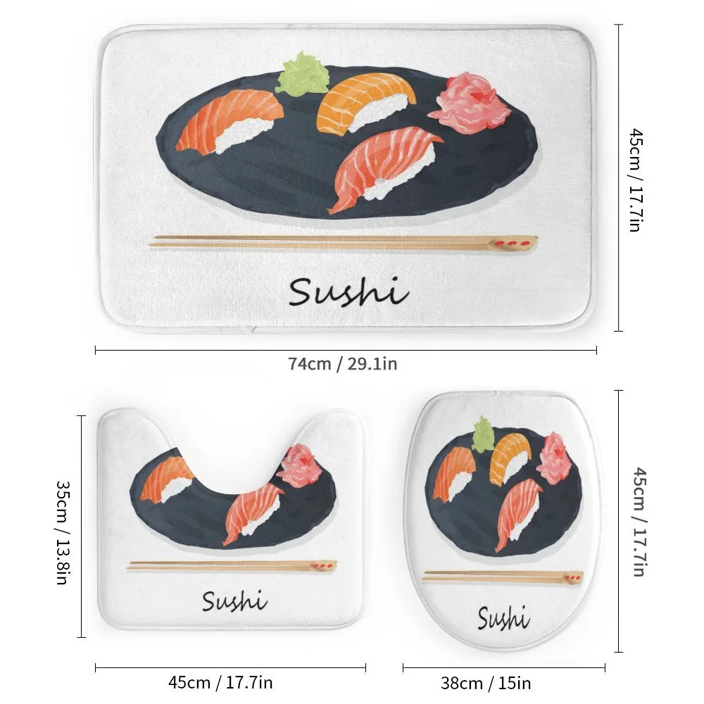 Sushi Text and Japan Plate — Detail 1