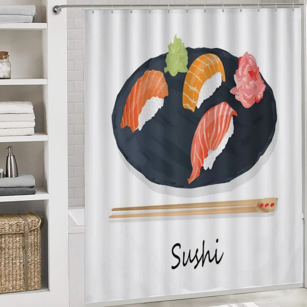 Sushi Text and Japan Plate — Detail 4