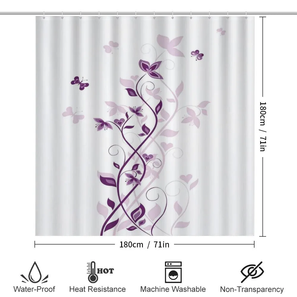 Violet Tree Blossoms — Detail 2