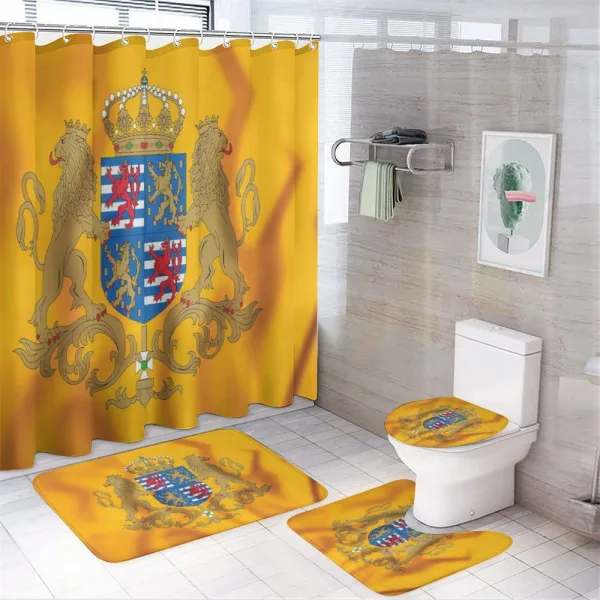 Duke of Luxembourg Insignia on a shower curtain