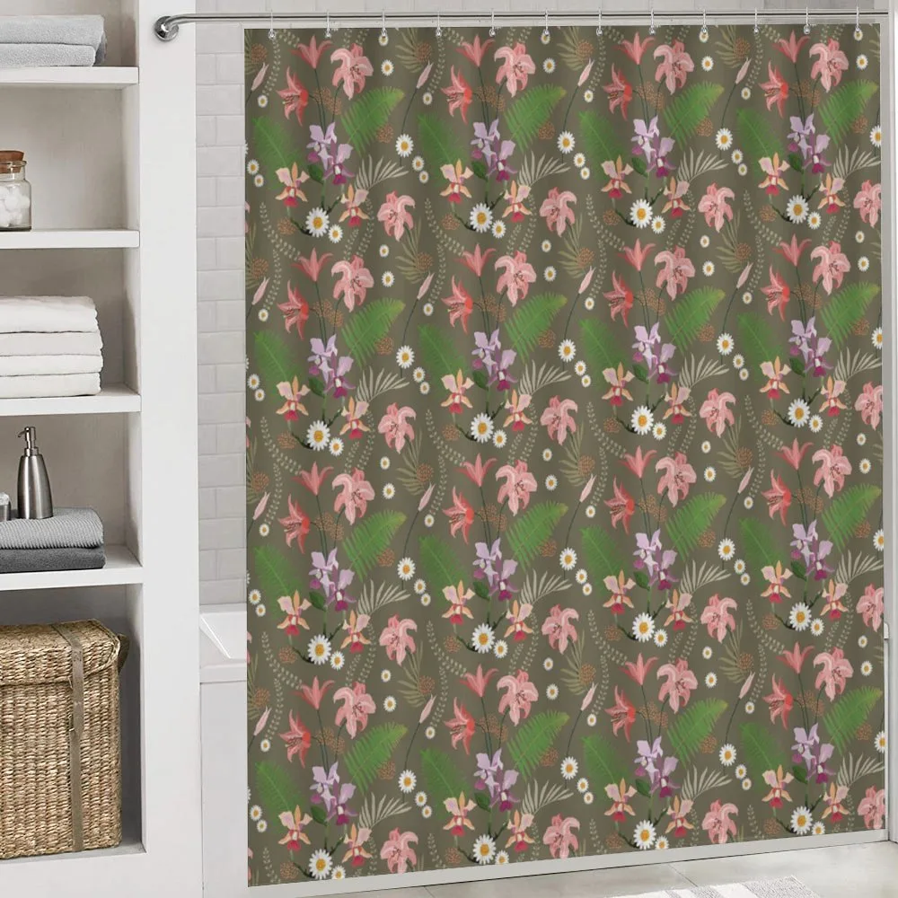 Ferns and Flowers Design — Detail 4