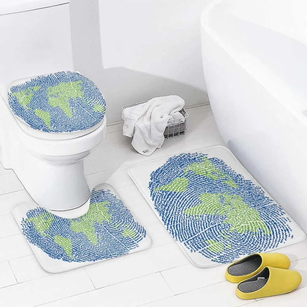 Fingerprint World Map — Detail 3