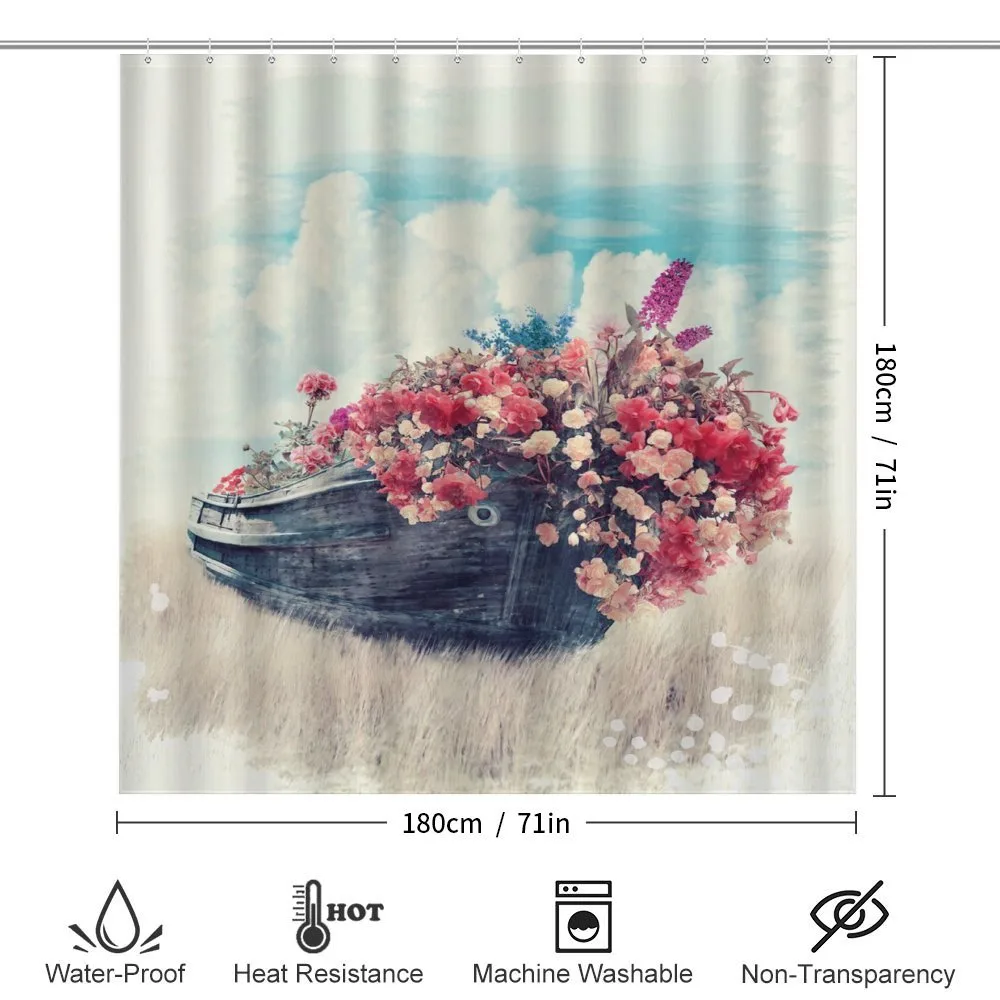 Flowers on a Boat Surreal — Detail 2