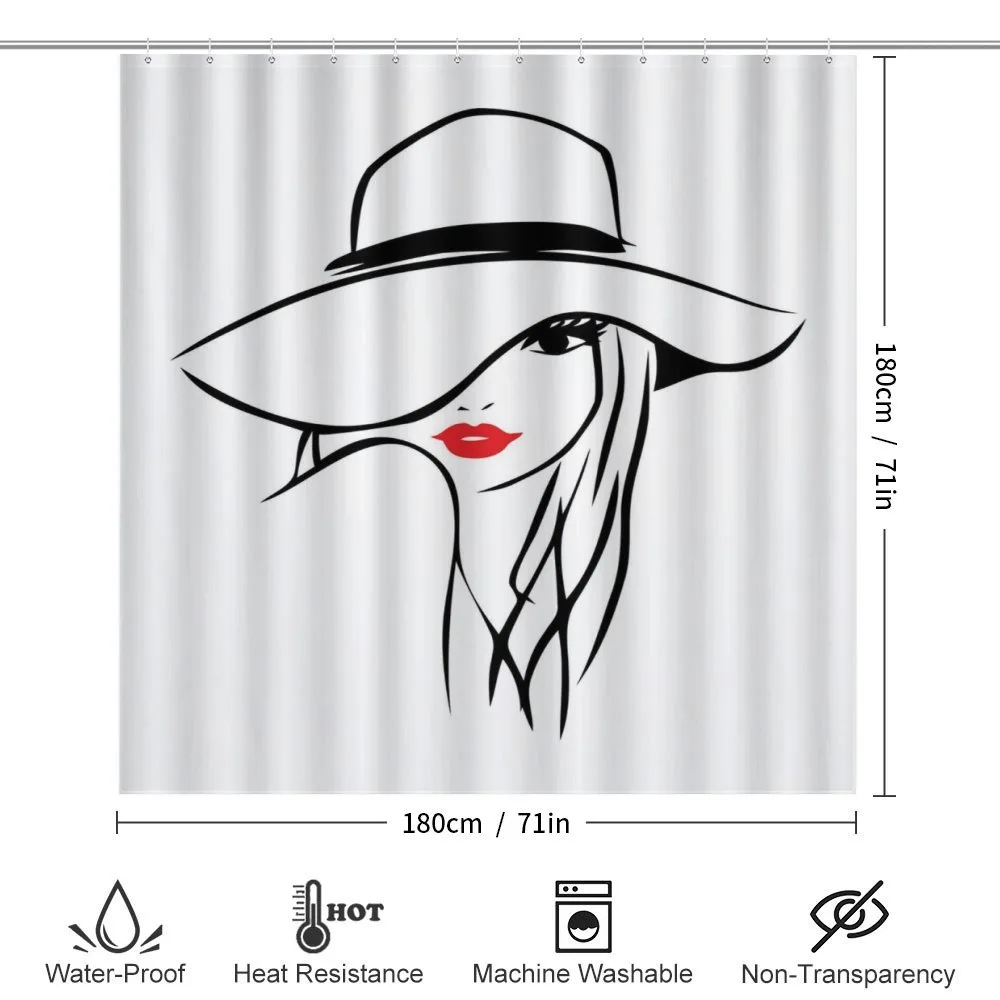 Girl Wearing a Big Floppy Hat — Detail 2