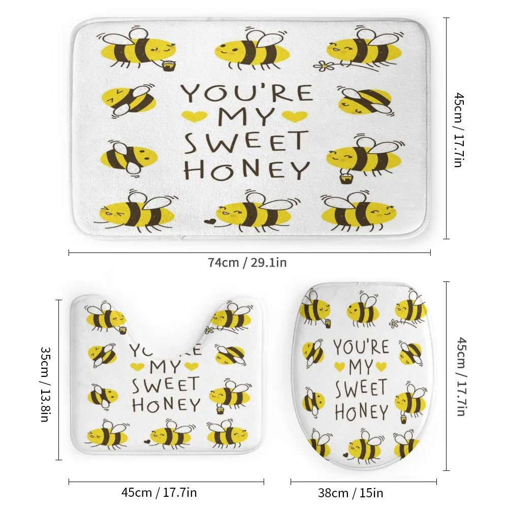 Love Text and Happy Bees — Detail 1