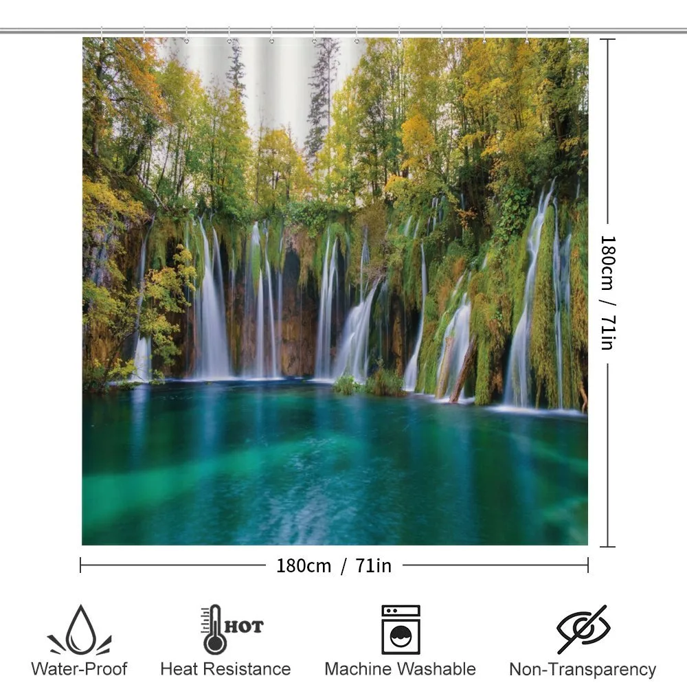 Many Small Waterfalls Photo — Detail 2