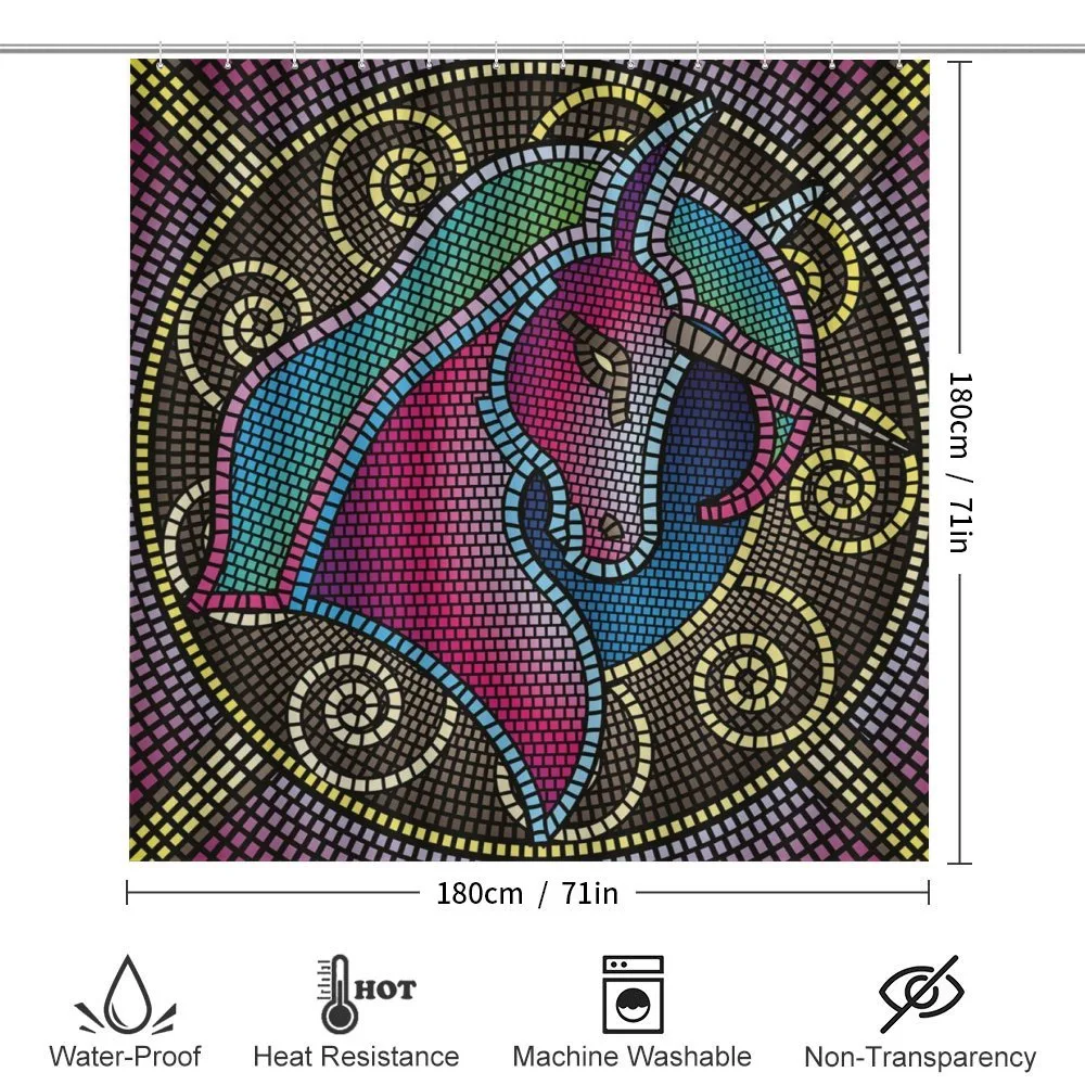 Mosaic Unicorn — Detail 2