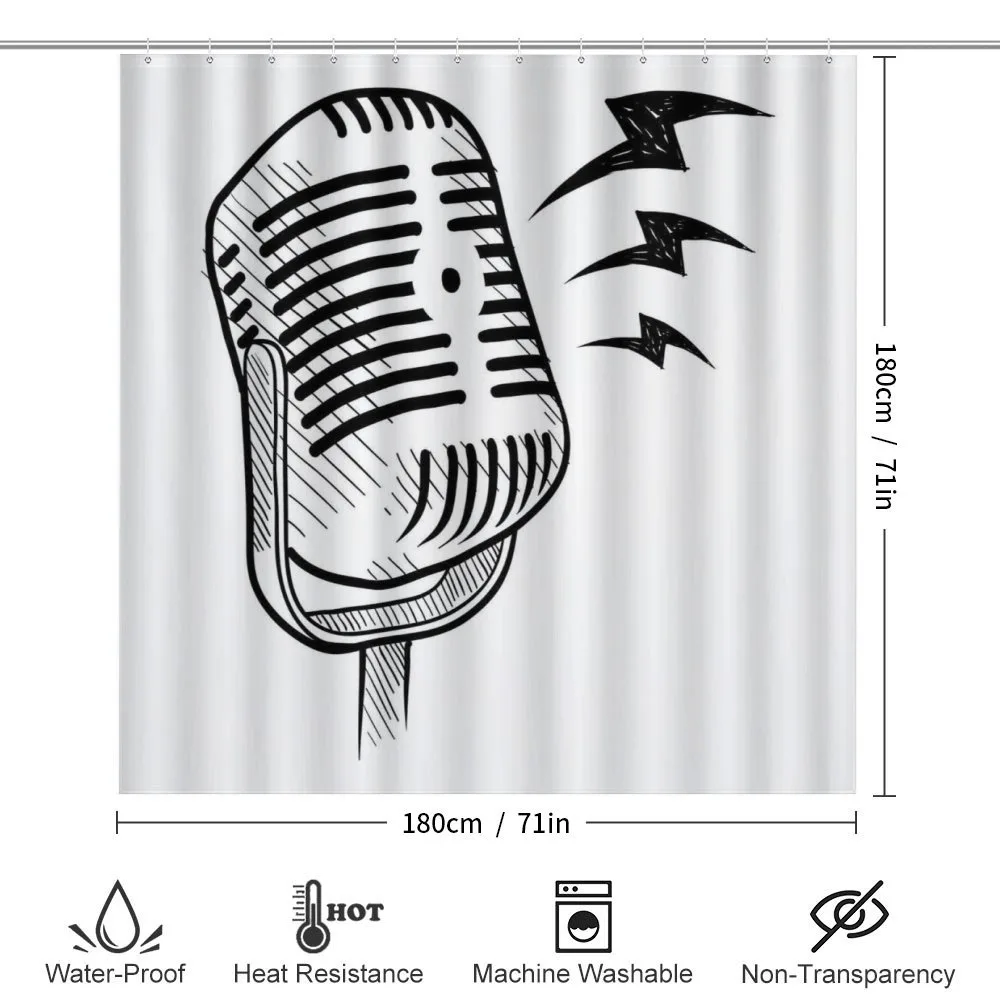 Retro Microphone Radio — Detail 2
