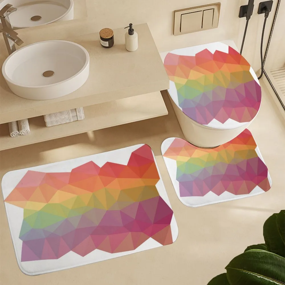 Retro Rainbow Colors Poly — Detail 5