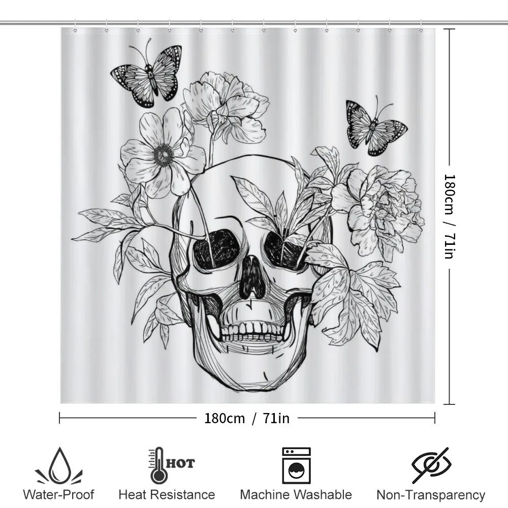 Skulls Butterflies — Detail 2