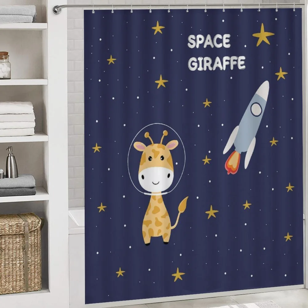 Space Giraffe and Rocket — Detail 4