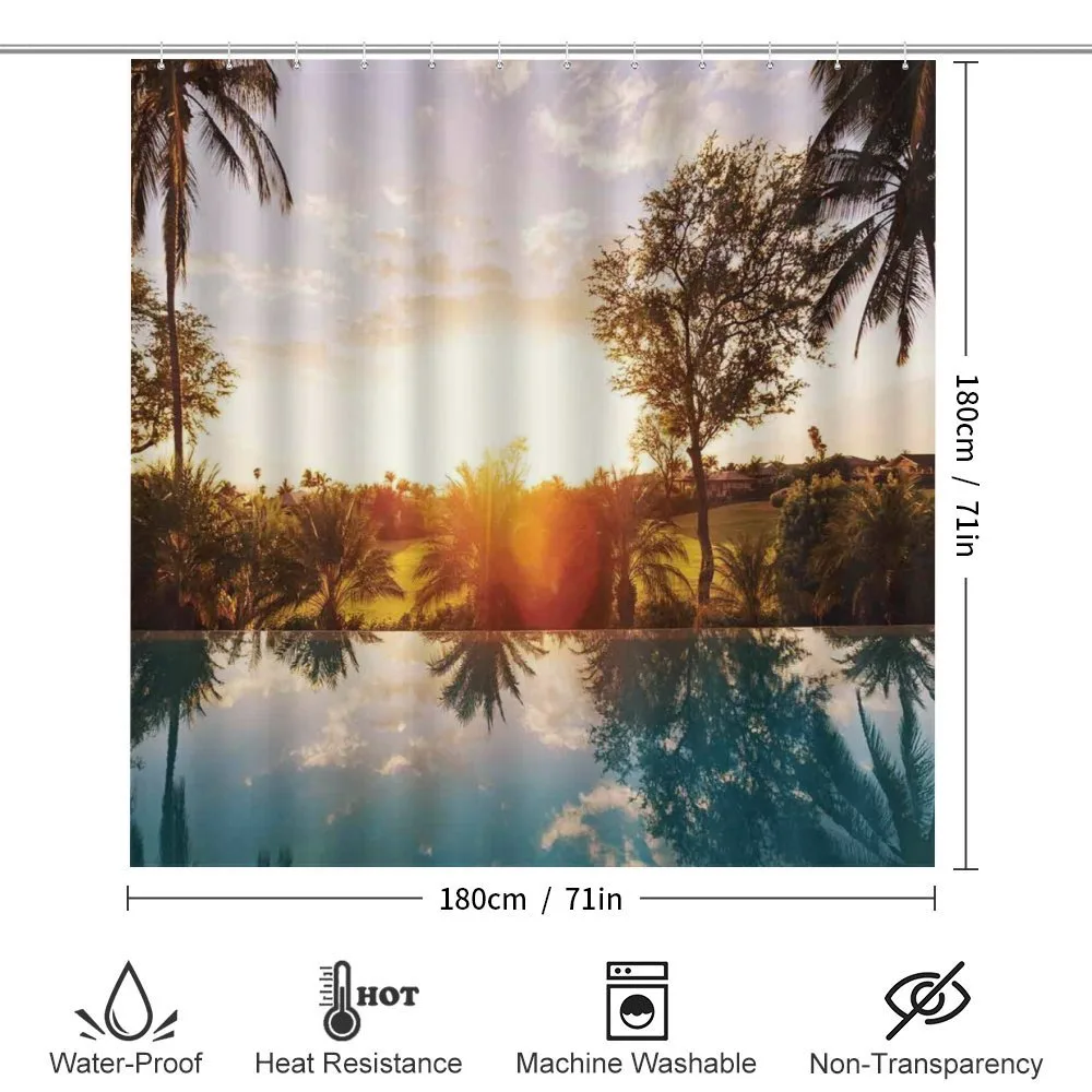 Swimming Pool Sunset — Detail 2