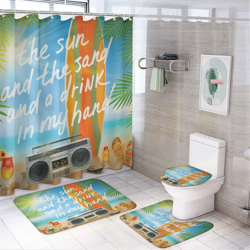 Tropical Beach Surfboard — Your design