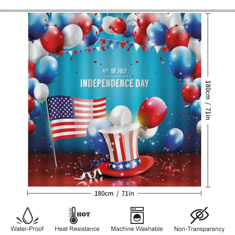 Uncle Sam Hat Flag — Detail 2