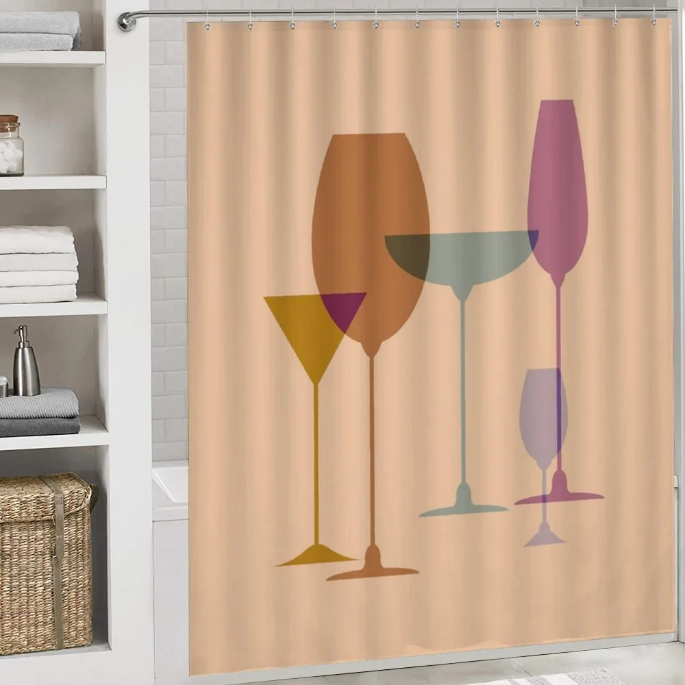 Wine Glasses Silhouette Art — Detail 4