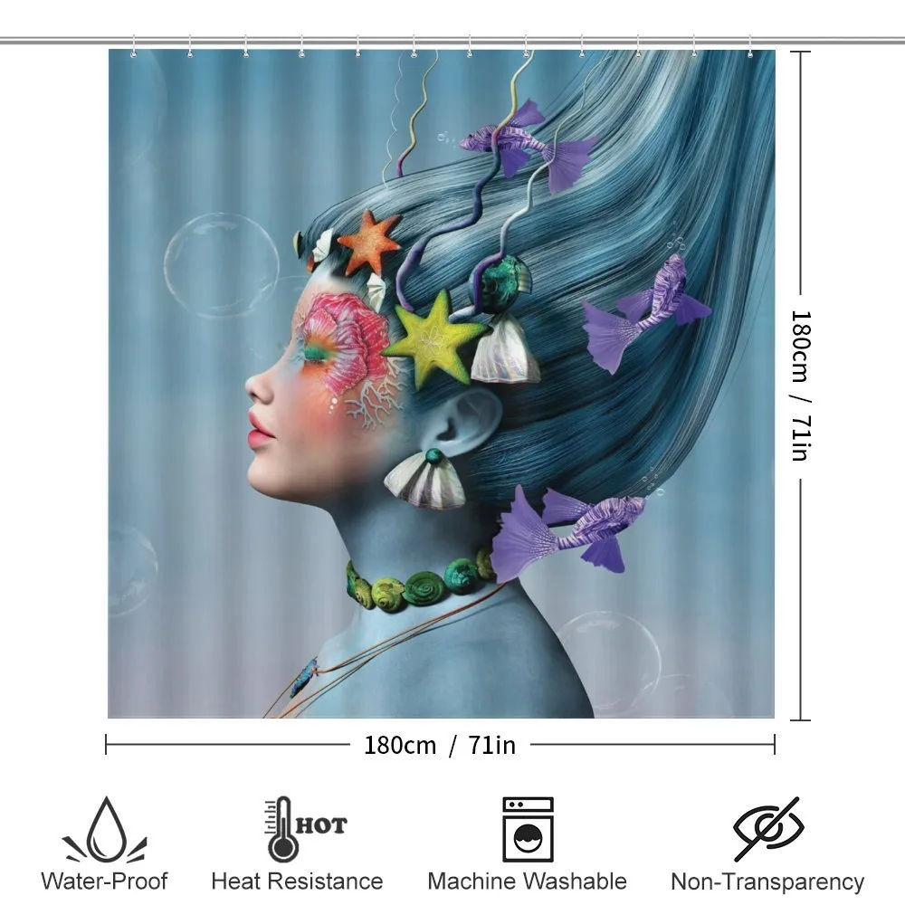 Woman Oceanic Hairstyle — Detail 2