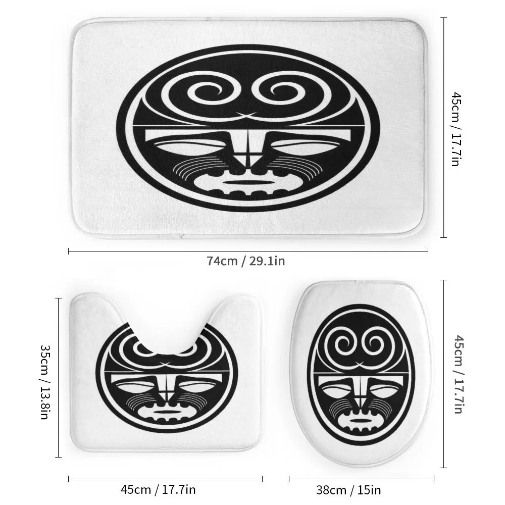 Black Maori Mask Design — Detail 1