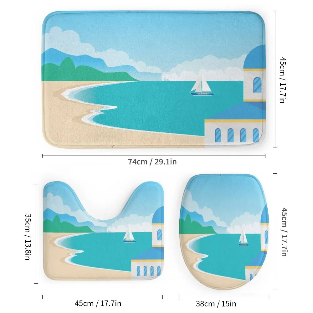 Calm Seascape Cartoon — Detail 1