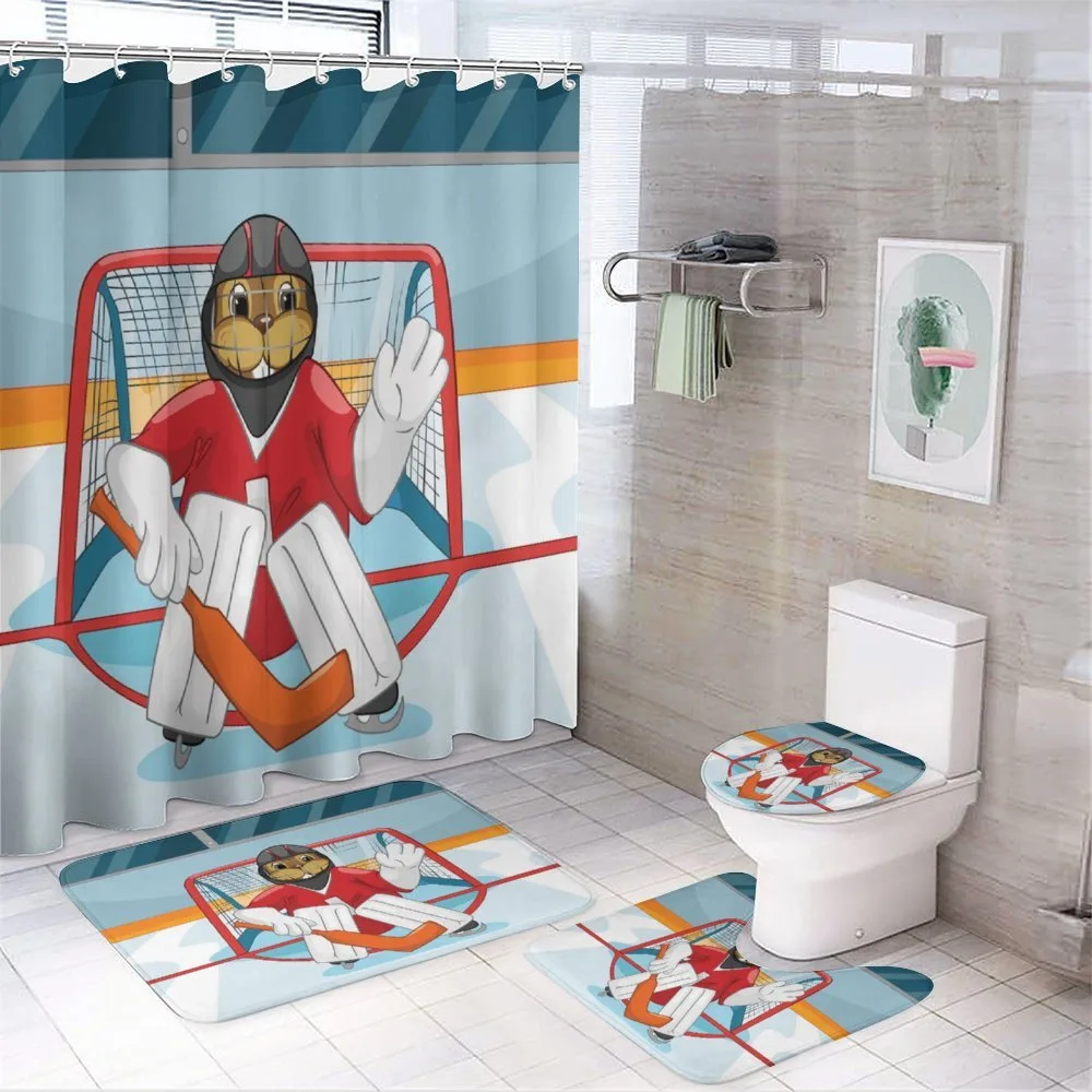 Cartoon Beaver Goalie — Your design