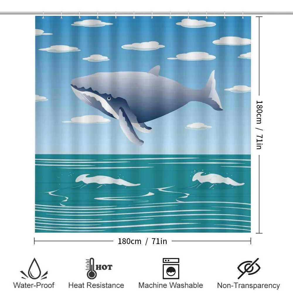 Cartoon Ocean Whale — Detail 2