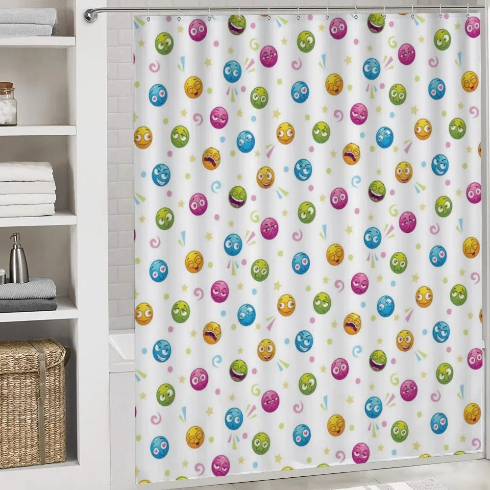Colorful Round Fun Faces — Detail 4