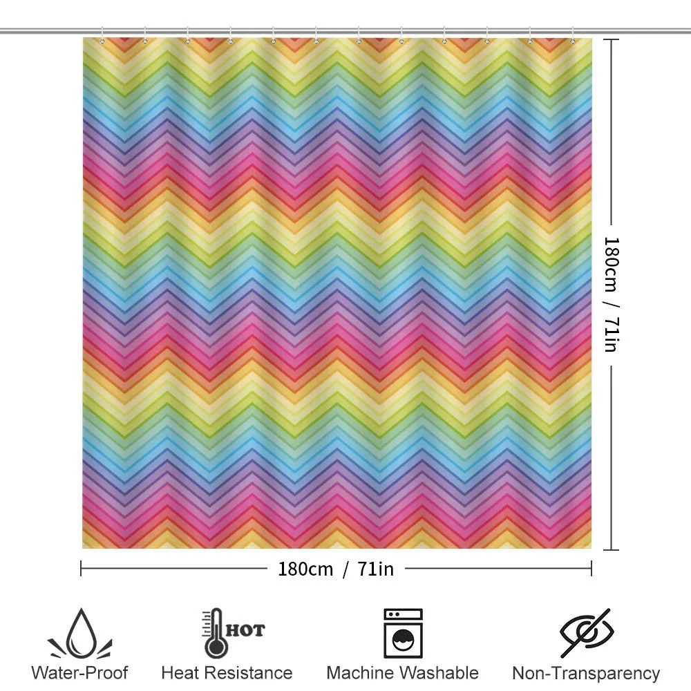 Colorful Vivid Chevron — Detail 2