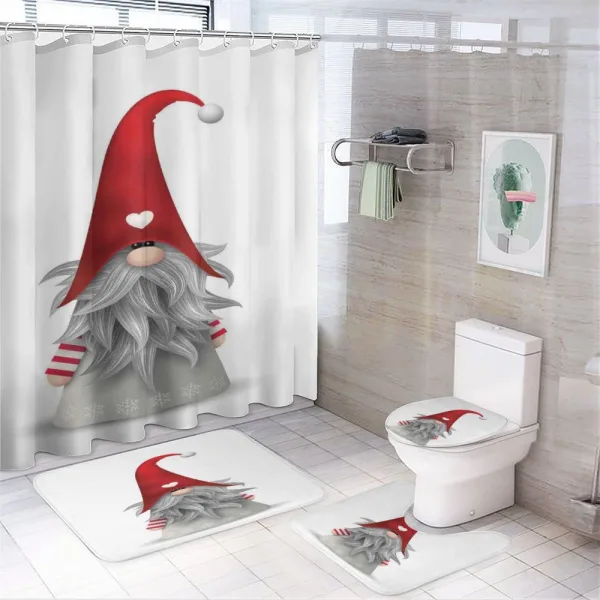 Finnish Creature Folklore on a shower curtain