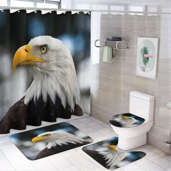 Freedom United States on a shower curtain