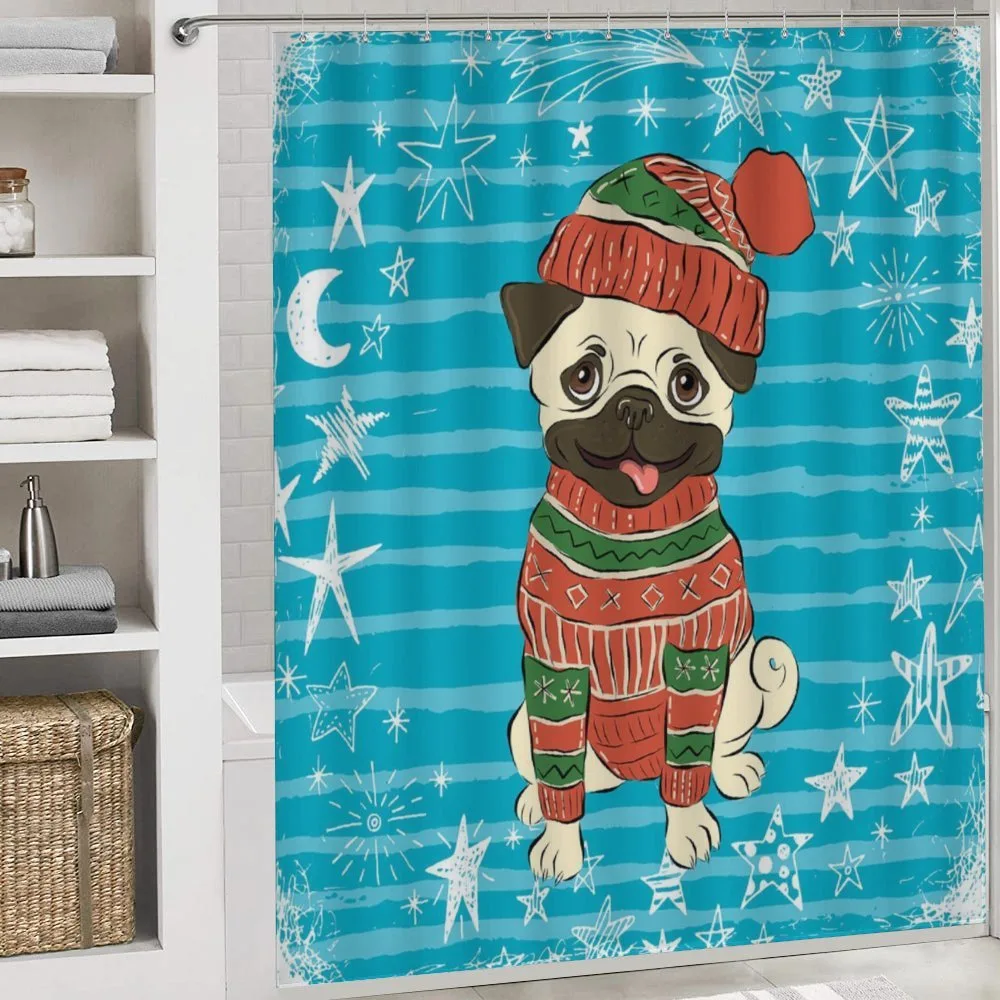 Happy Dog in Winter Clothes — Detail 4