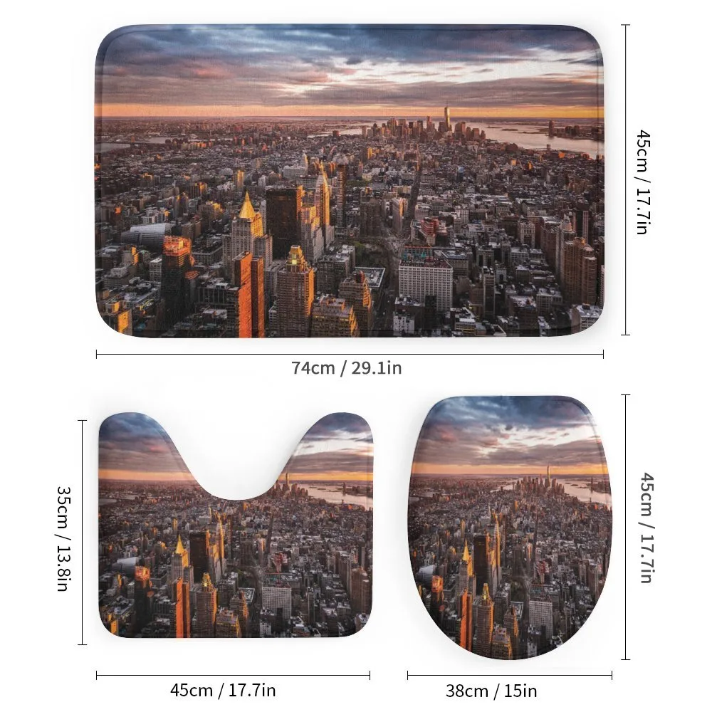Manhattan Skyline Sunset — Detail 1