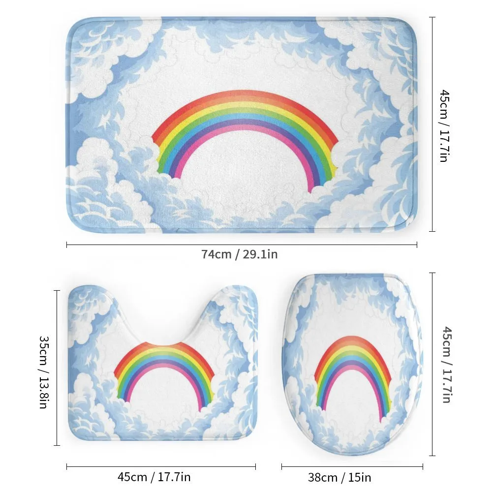 Rainbow Fluffy Clouds — Detail 1