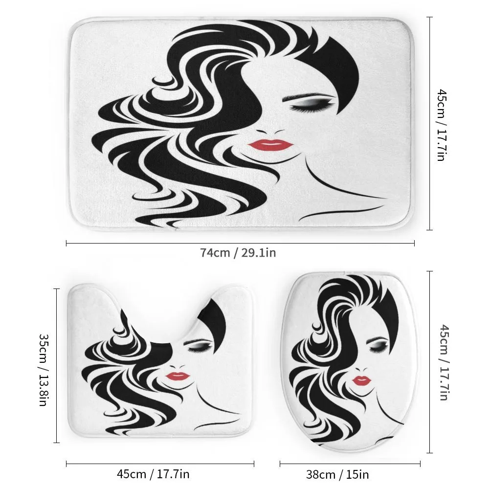 Red Lipstick and Waves — Detail 1