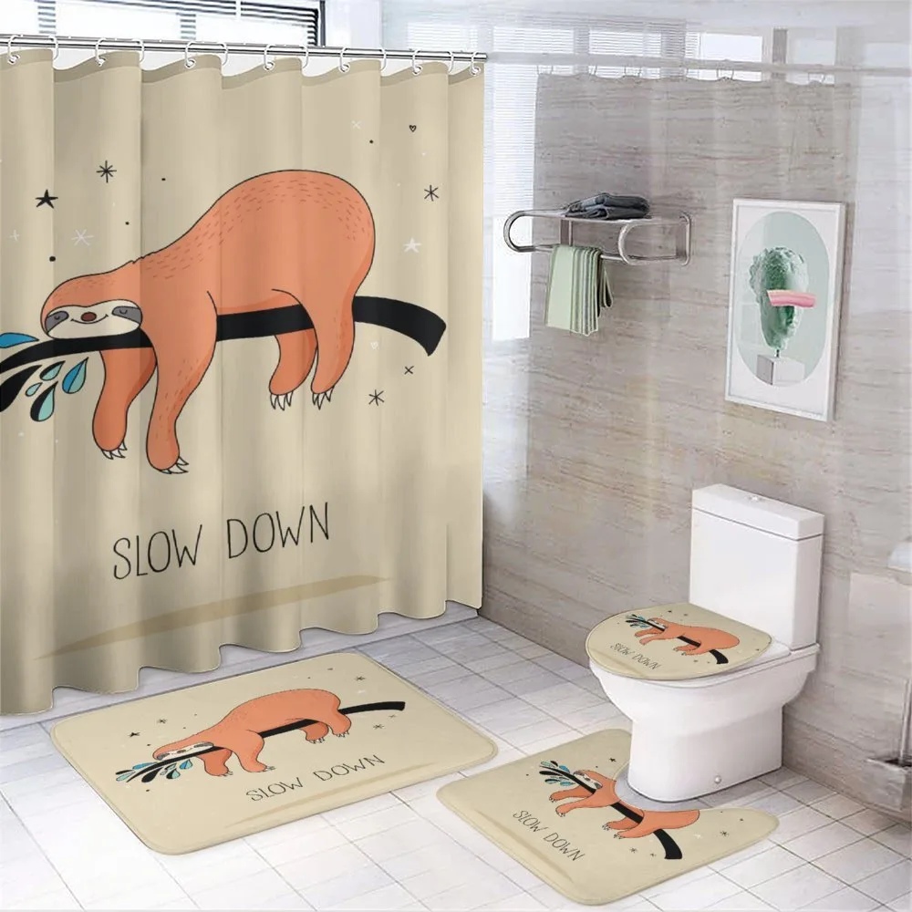 Sleepy Sloth Cartoon — Your design