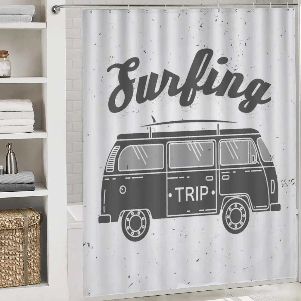 Vintage Van and Surfing Words — Detail 4