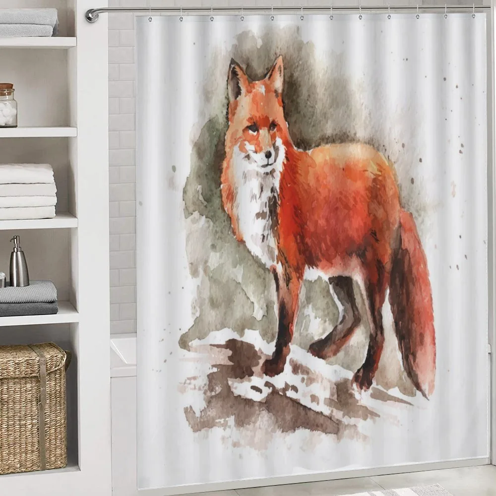 Watercolor Bushy Tail Tod — Detail 4