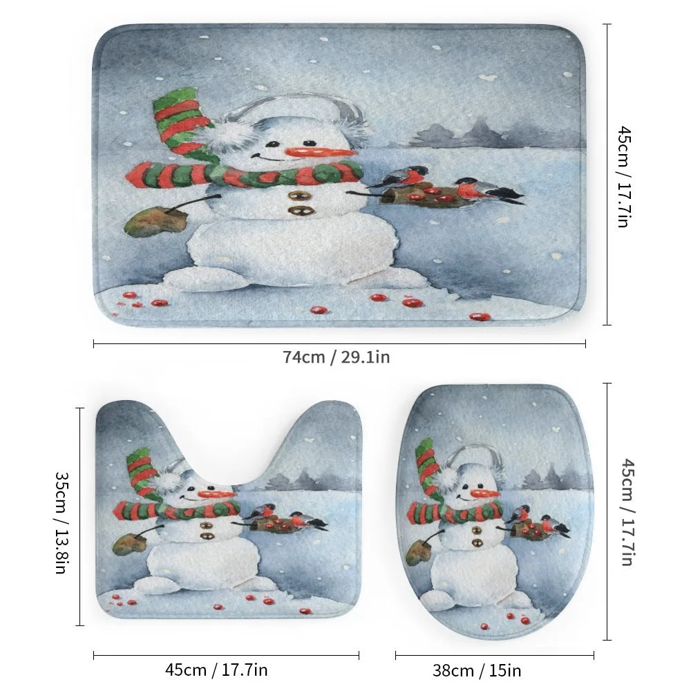 Watercolor Xmas Winter — Detail 1