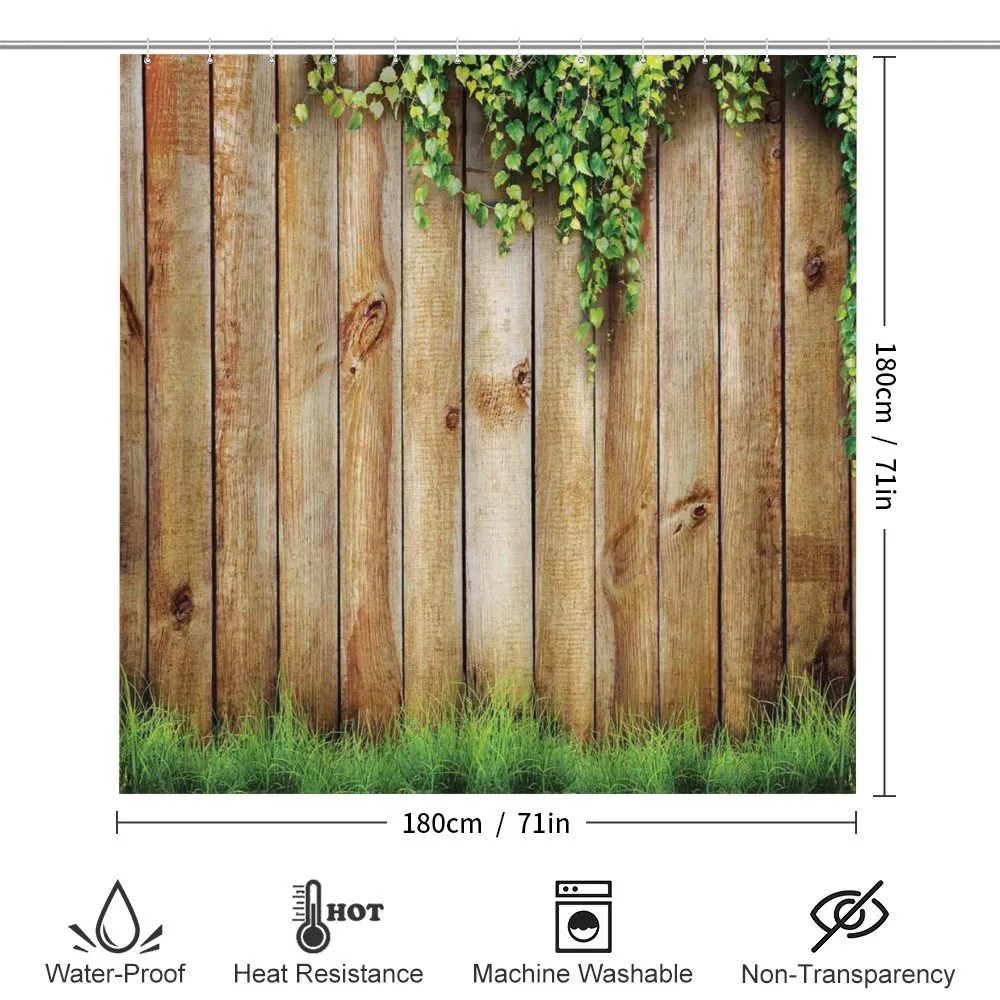 Wooden Garden Fence — Detail 2