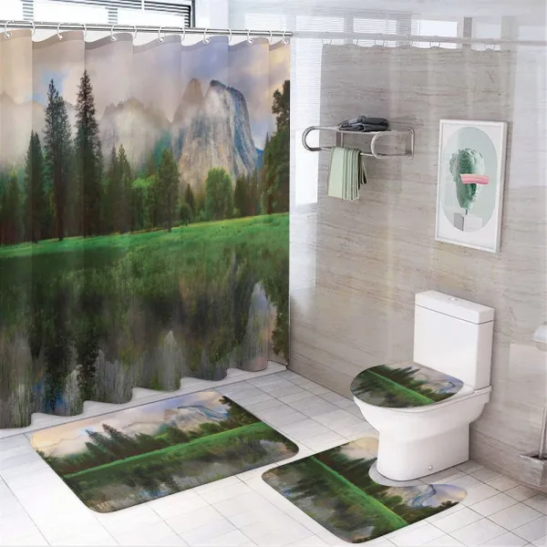 Yosemite Tree on a shower curtain