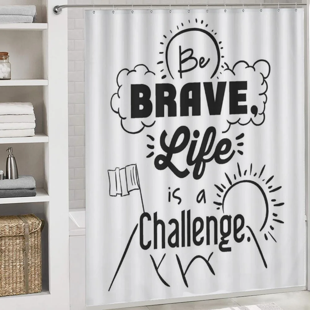 Be Brave Themed Slogan — Detail 4