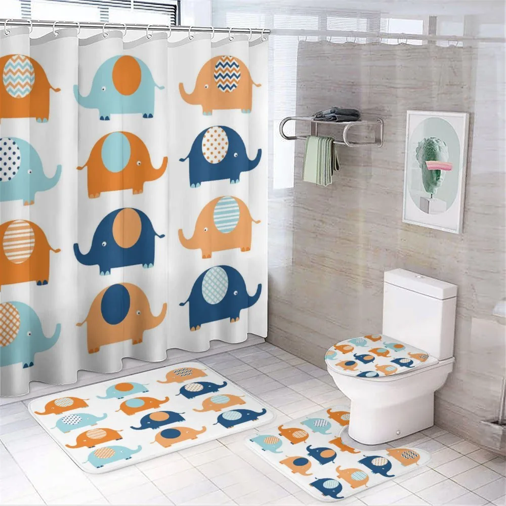 Cartoon Baby Elephants Art — Your design