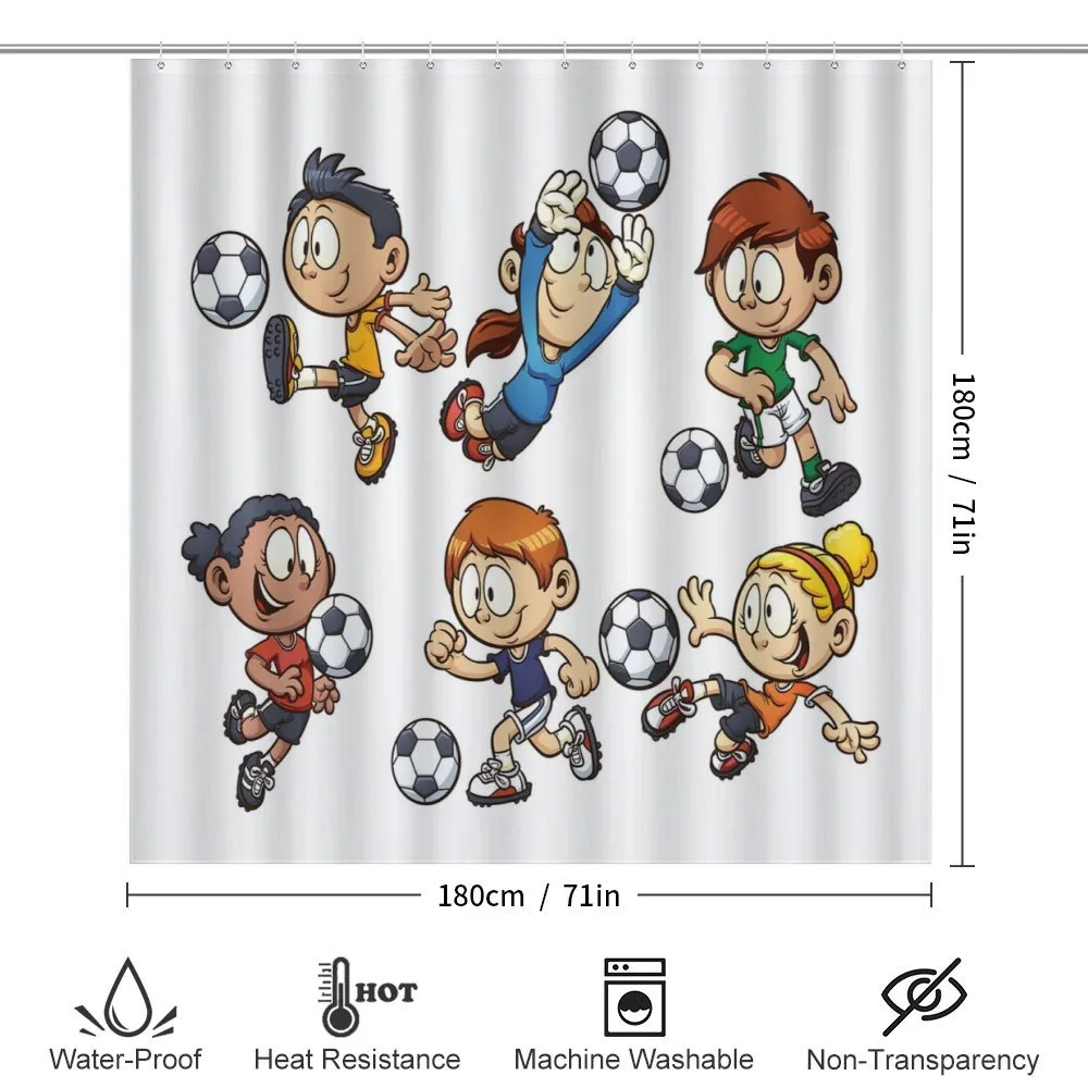 Cartoon Kids Playing — Detail 2