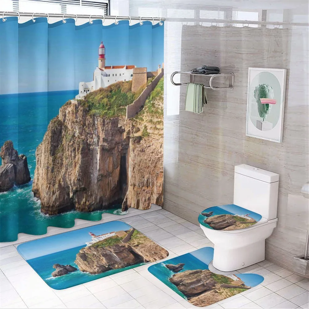 Cliff Rocks Sunny Day — Your design