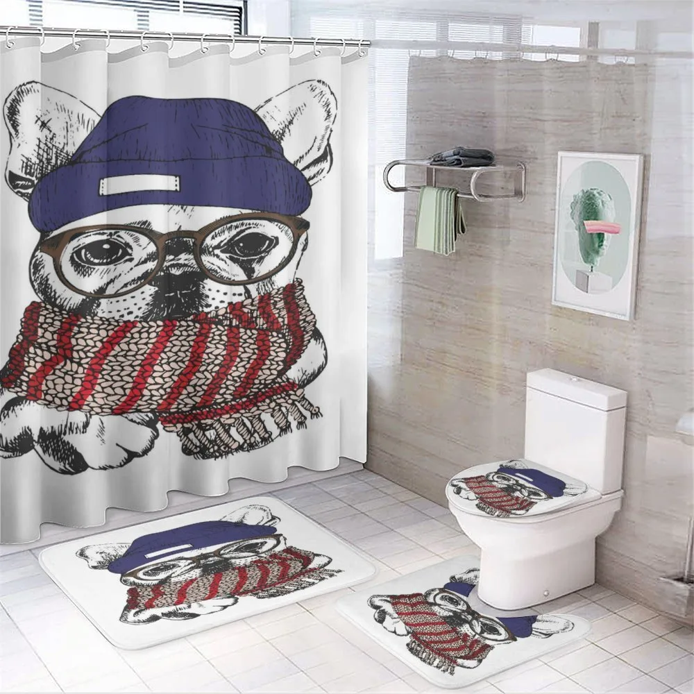 Cozy Hipster Winter Dog — Your design